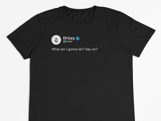 Drake "What am I gonna do? Say no?" Tweet T-Shirt