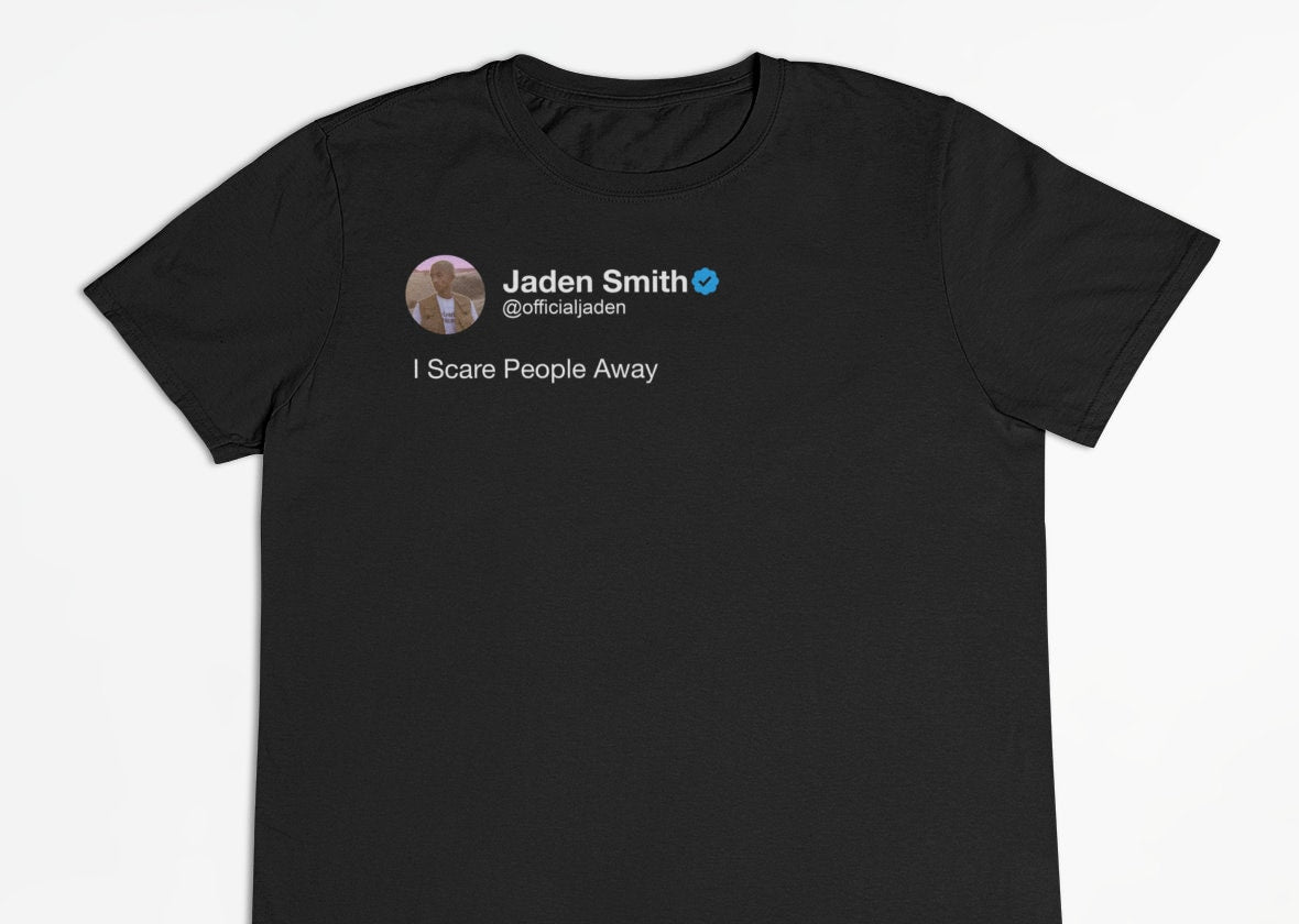 Jaden Smith "I Scare People Away" Tweet T-Shirt