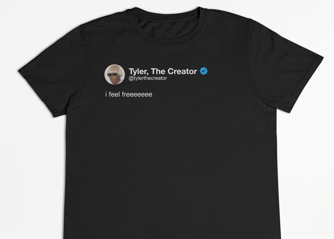 Tyler, The Creator "I feel freeeee" Tweet T-Shirt