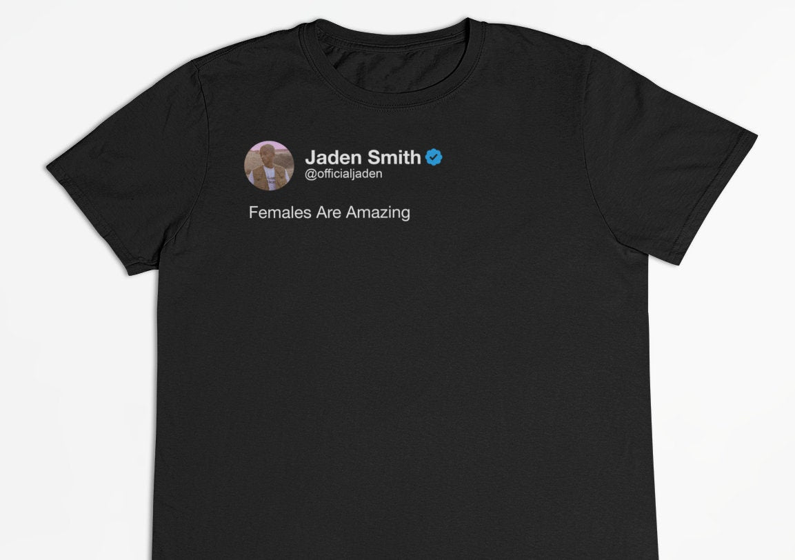 Jaden Smith "Females Are Amazing" Tweet T-Shirt